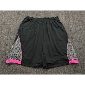 Jordan Mens Shorts Flight Premium Dri-Fit Basketball 618459 Black Pink Size XXL